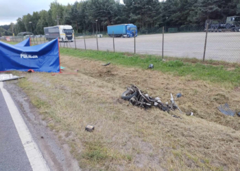 Śmiertelny wypadek na DK74 w Grębenicach