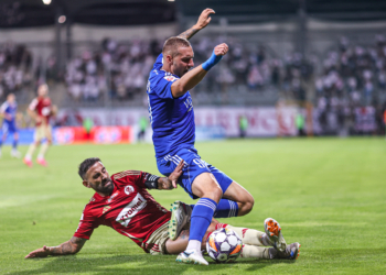 Miedź Legnica – ŁKS Łódź 1:0. Łodzianie wciąż bez punktu na wyjeździe