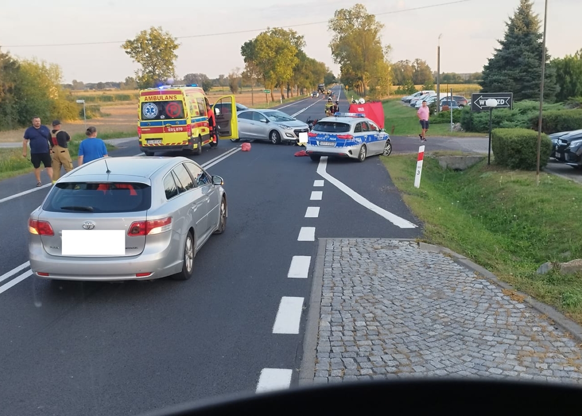 Wypadek na DK91. Nie żyje 1 osoba 1 Wypadek na DK91