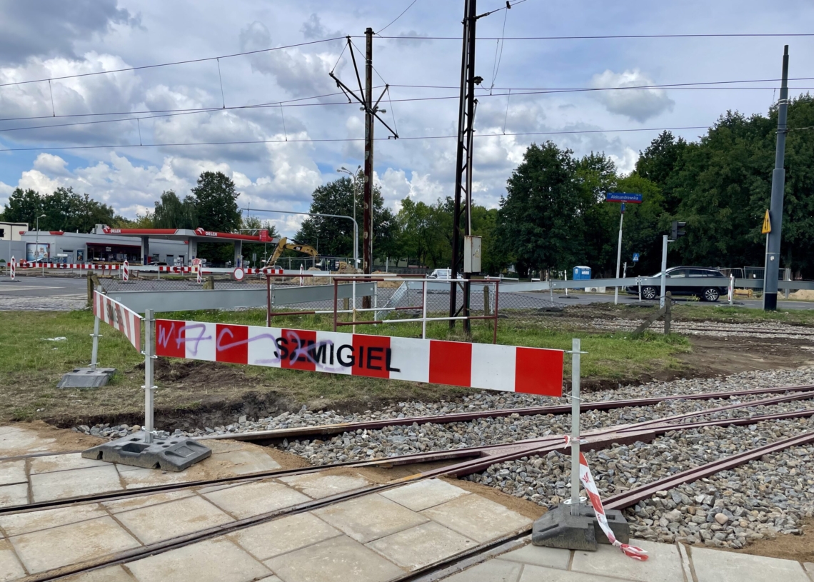 Prace torowe na Teofilowie I 2024-08-05