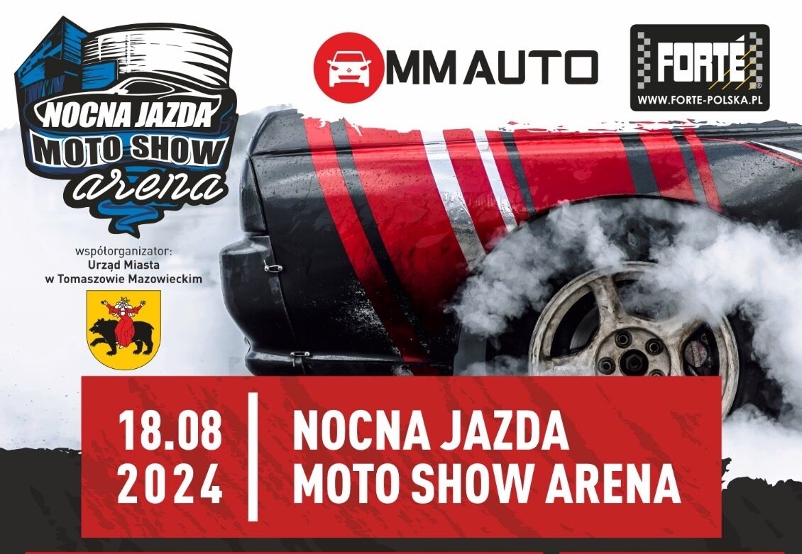 Nocna Jazda Moto Show Arena w Tomaszowie Mazowieckim. Koncerty, wystawa aut i pokazy