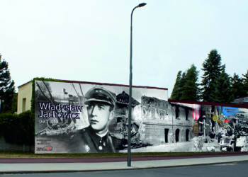 Wizerunek kapitana Władysława Jachowicza wkrótce na jednym z budynków w Zduńskiej Woli. Mural powstanie przy ulicy noszącej jego nazwisko 1 Nowy mural w Zduńskiej Woli