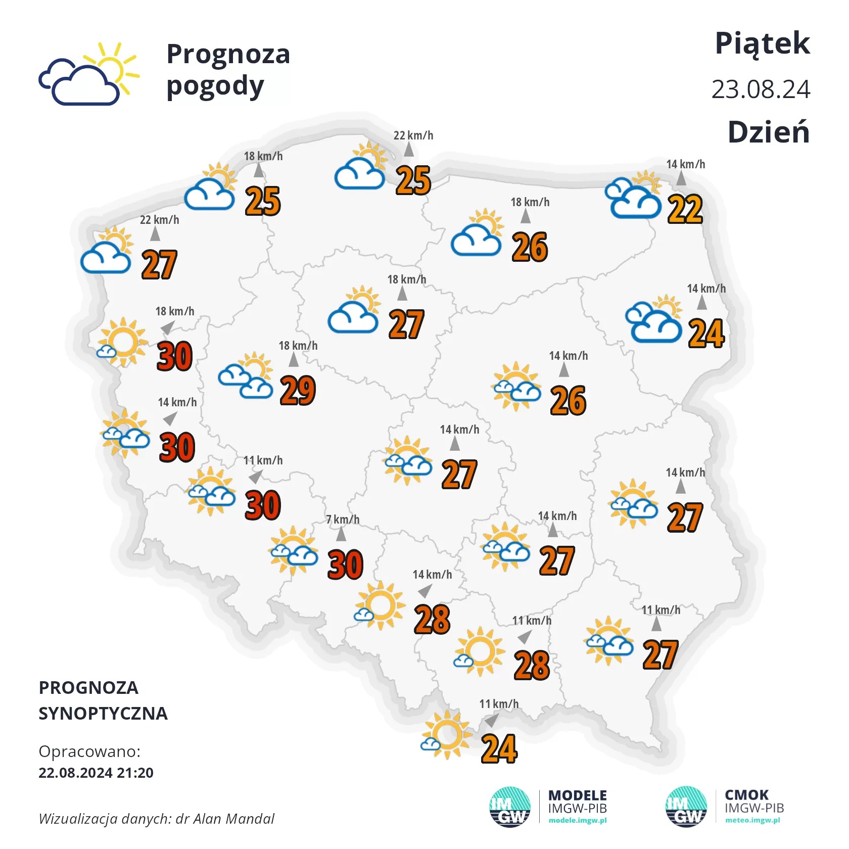 Słoneczny piątek w Łódzkiem - 23 sierpnia