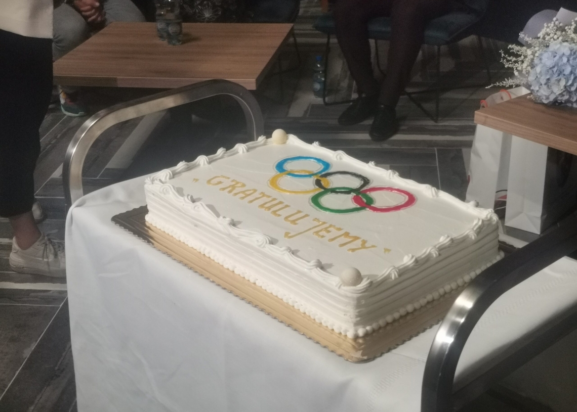 Wicemistrzowie olimpijscy w Bełchatowie. Oficjalne powitanie Grzegorza Łomacza i Kamila Nalepki