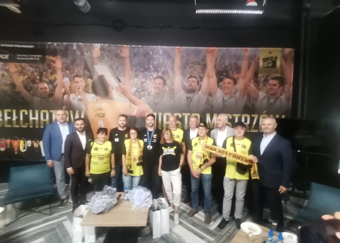 Wicemistrzowie olimpijscy w Bełchatowie. Oficjalne powitanie Grzegorza Łomacza i Kamila Nalepki