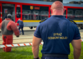Wspólne szkolenie psów służbowych łódzkiej policji i Służby Ochrony Kolei