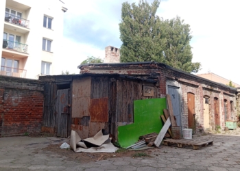 Remont famuł przy ul. Wróblewskiego, fot. Adam Łużyński