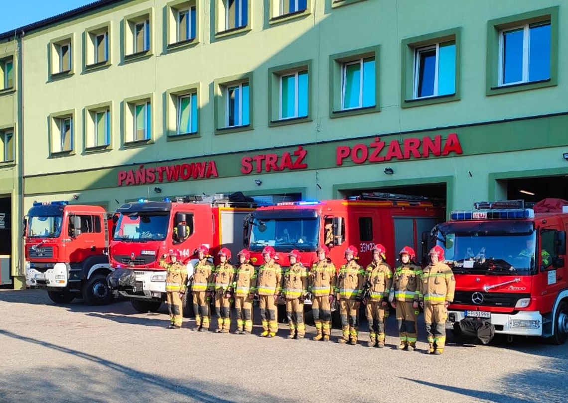 Piotrków: Niewybuch w straży pożarnej. Ewakuowano pracowników