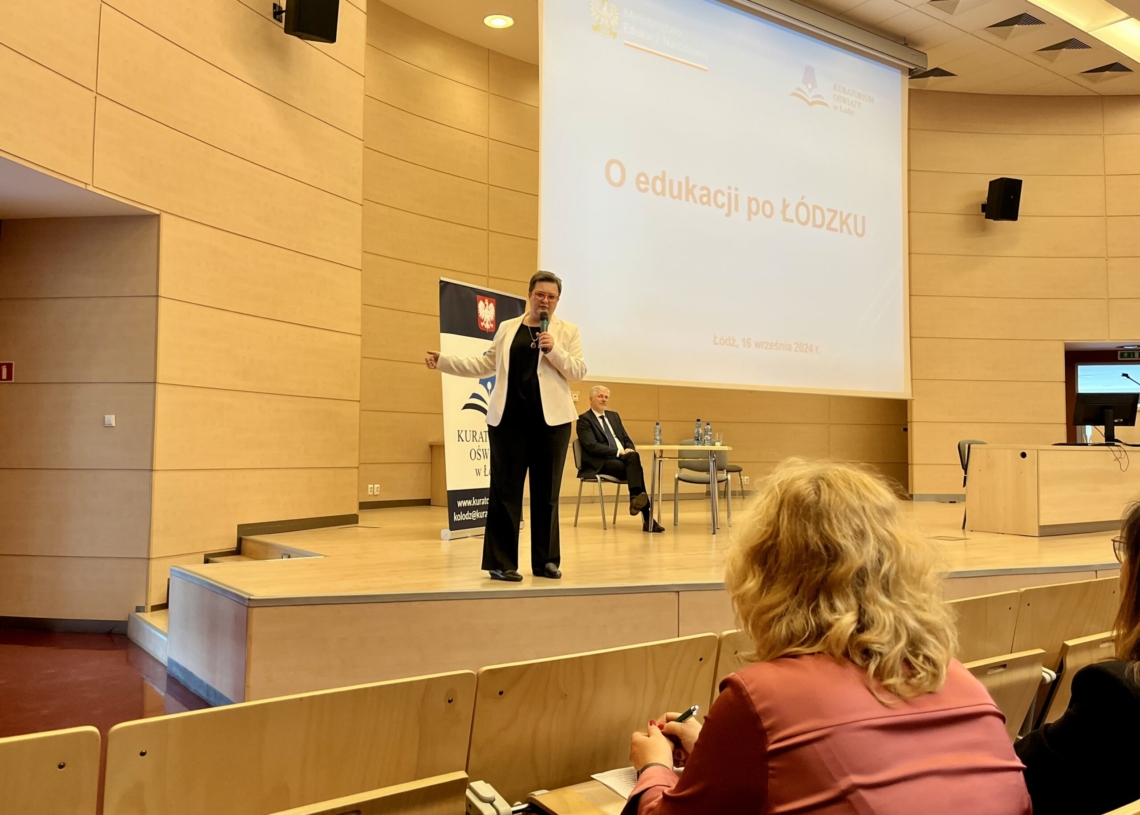 Wiceminister Edukacji Katarzyna Lubnauer spotkała się z dyrektorami szkół z Łódzkiego