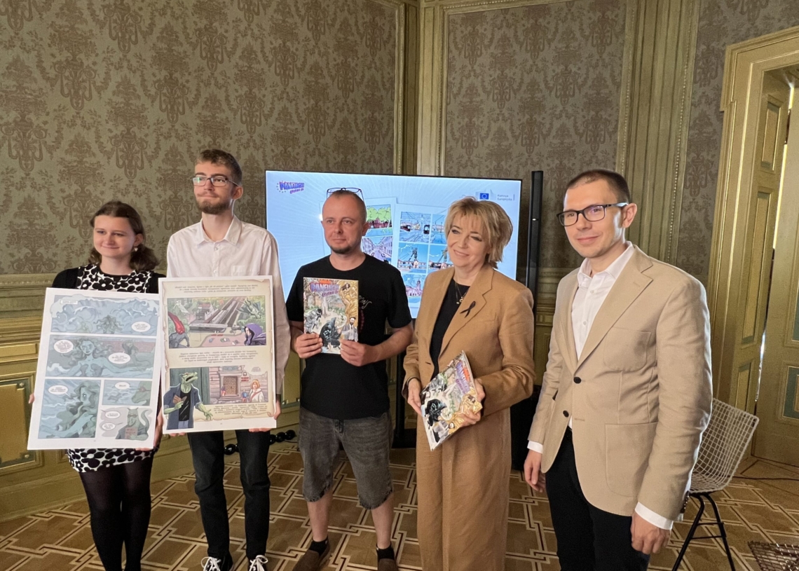 Nowe wydanie komiksu Paneuropa debiutuje w Łodzi
