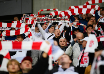 ŁKS Łódź - Pogoń Siedlce, doping kibiców