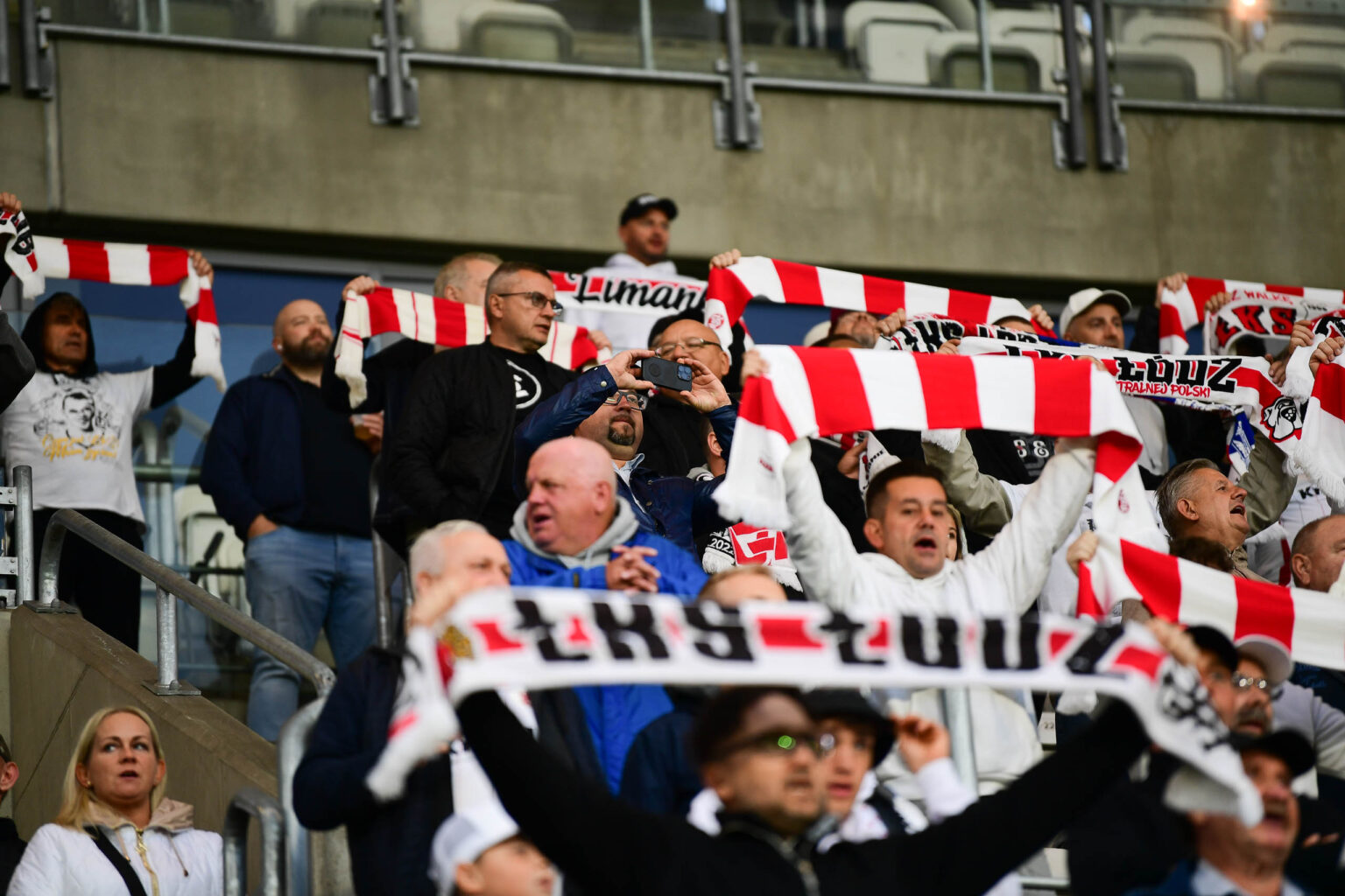 Kibice LKS Lodz Pogon Siedlce Fot Sebastian Szwajkowski 30