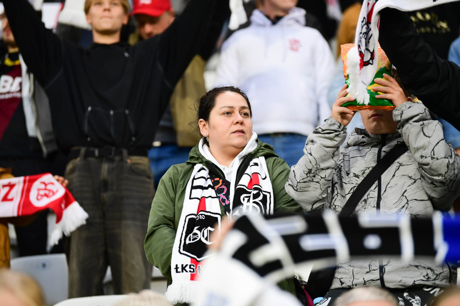 Kibice LKS Lodz Pogon Siedlce Fot Sebastian Szwajkowski 6