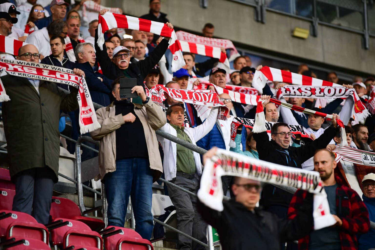 Kibice LKS Lodz Pogon Siedlce Fot Sebastian Szwajkowski 85