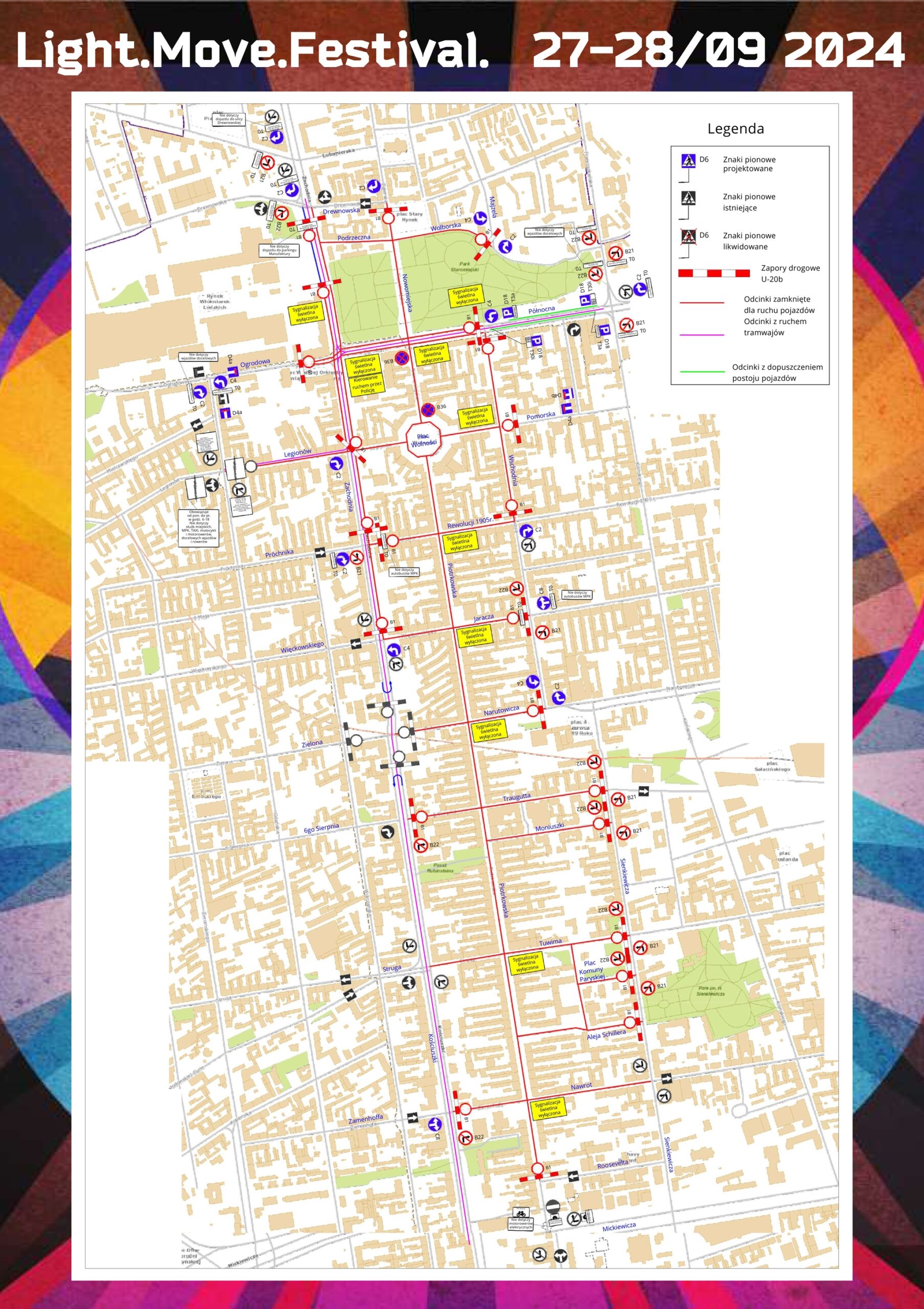 LMF mapa zmiany organizacji ruchu podczas LMF 2024 1 scaled