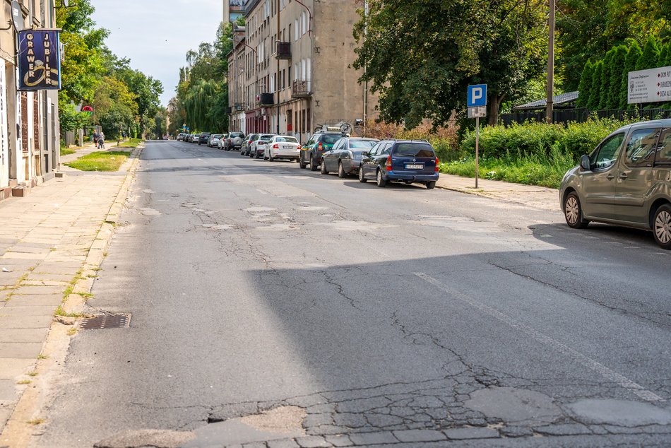 Zawiszy Czarnego od Łagiewnickiej do Franciszkańskiej