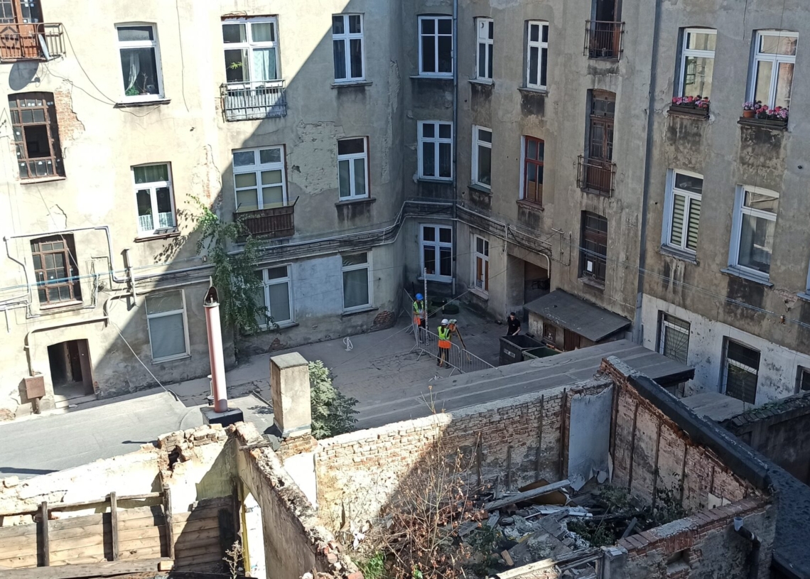 Katastrofa budowlana w Łodzi