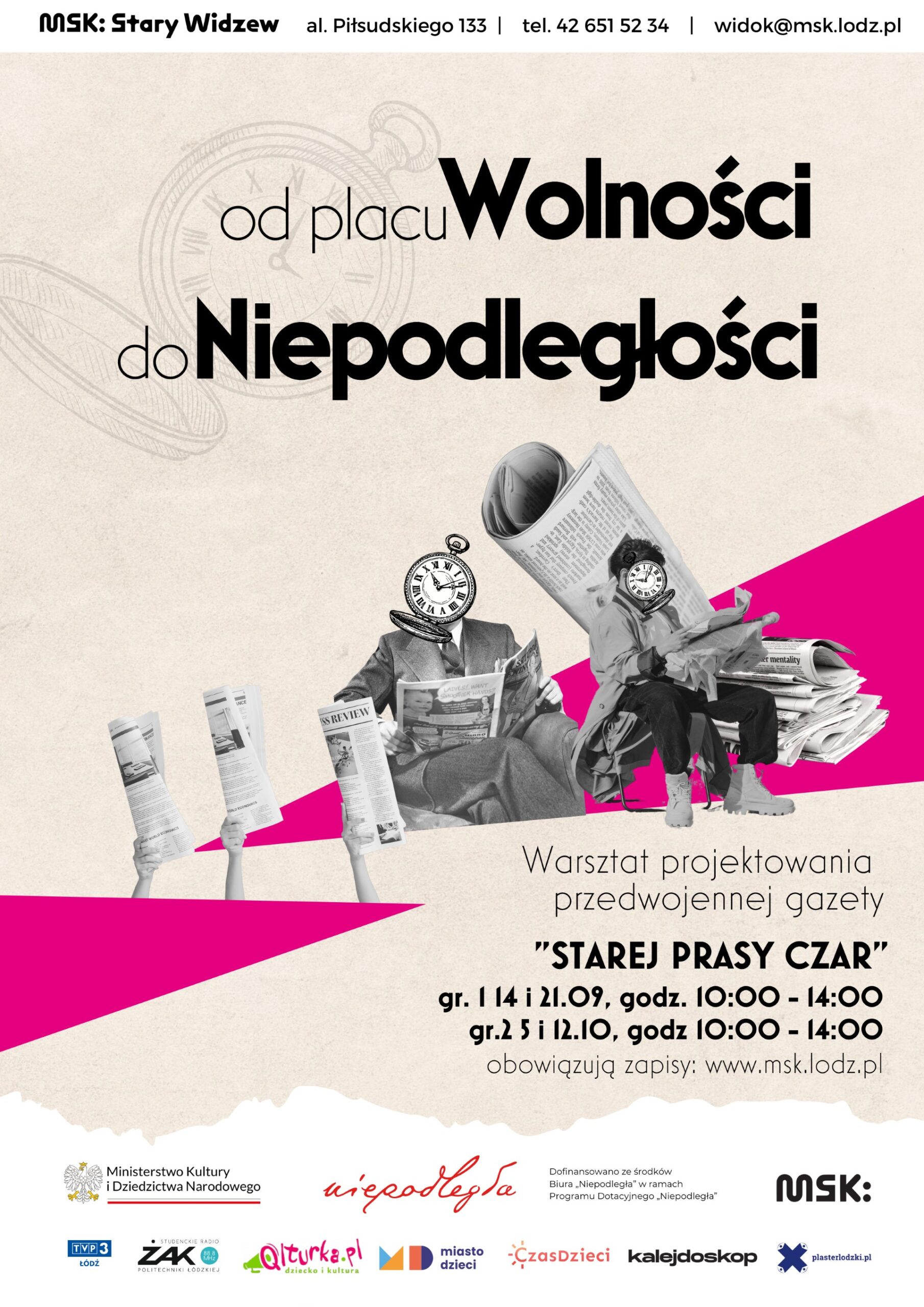 Starej prasy czar. Dziennikarskie warsztaty w MSK: Stary Widzew