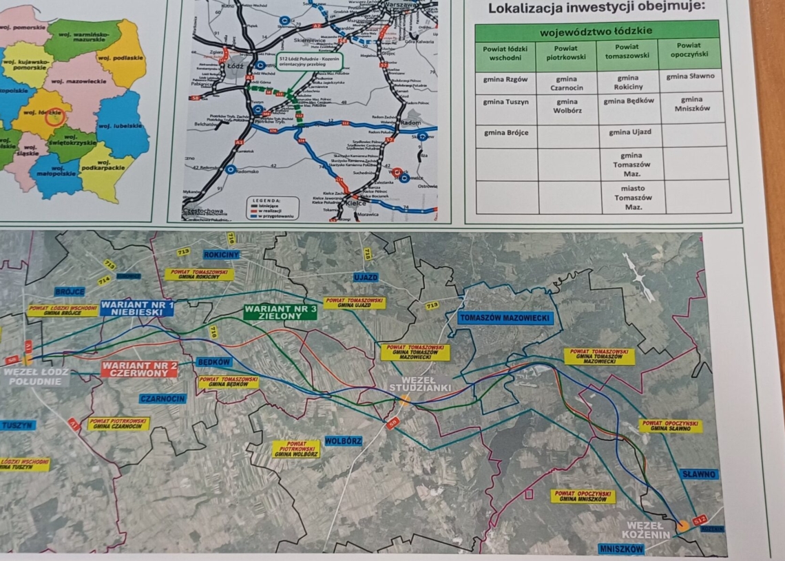 Rokiciny: Rozpoczynają się konsultacje społeczne ws. budowy łącznika S8