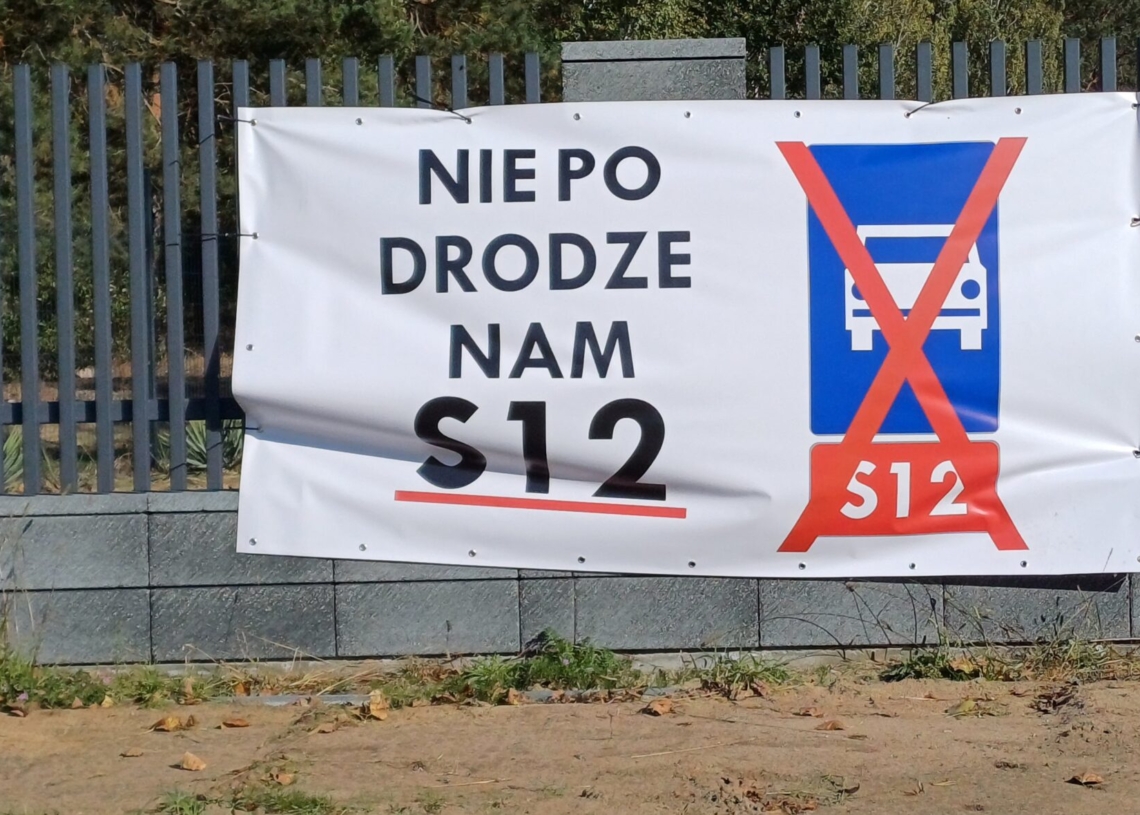 Kontrowersje wokół przebiegu S12. Niezadowoleni są mieszkańcy kilku gmin 1 S12