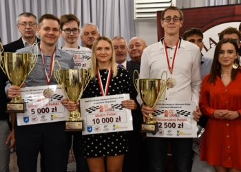 Natalia Sadowska Mistrzynią Polski w warcaby 100 polowe. Rywalizowano w powiecie wieruszowskim