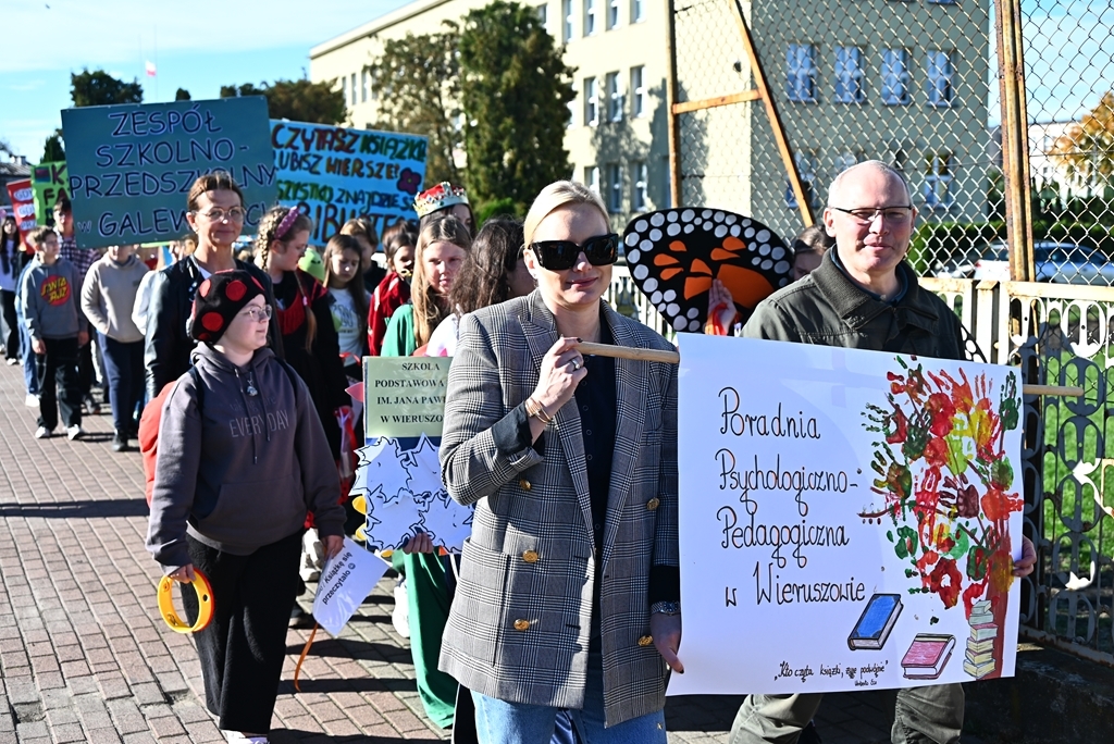 Happening czytelniczy w Wieruszowie