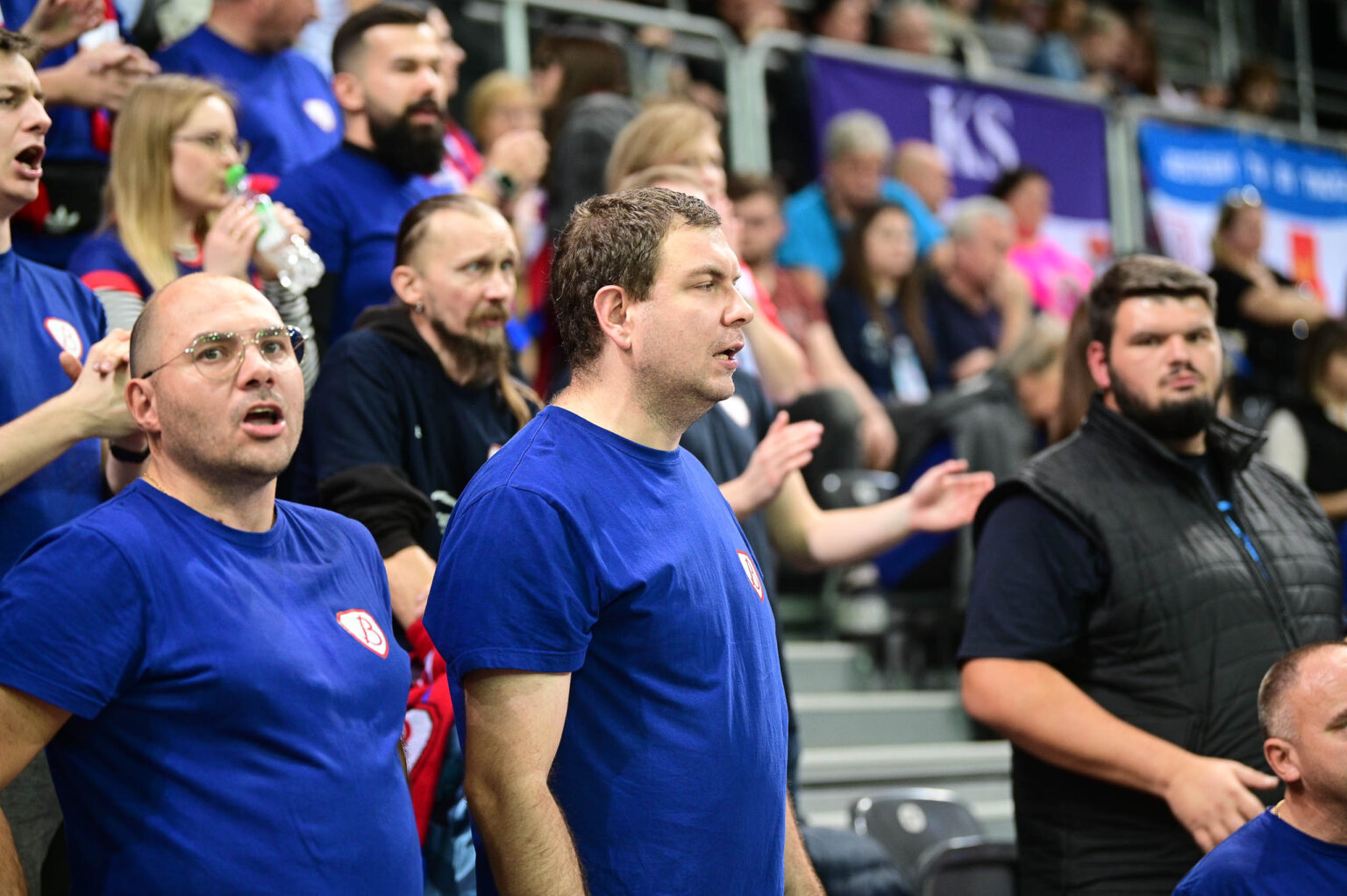 Grot Budowlani vs KS Developres Rzeszow kibice Fot Sebastian Szwajkowski 44
