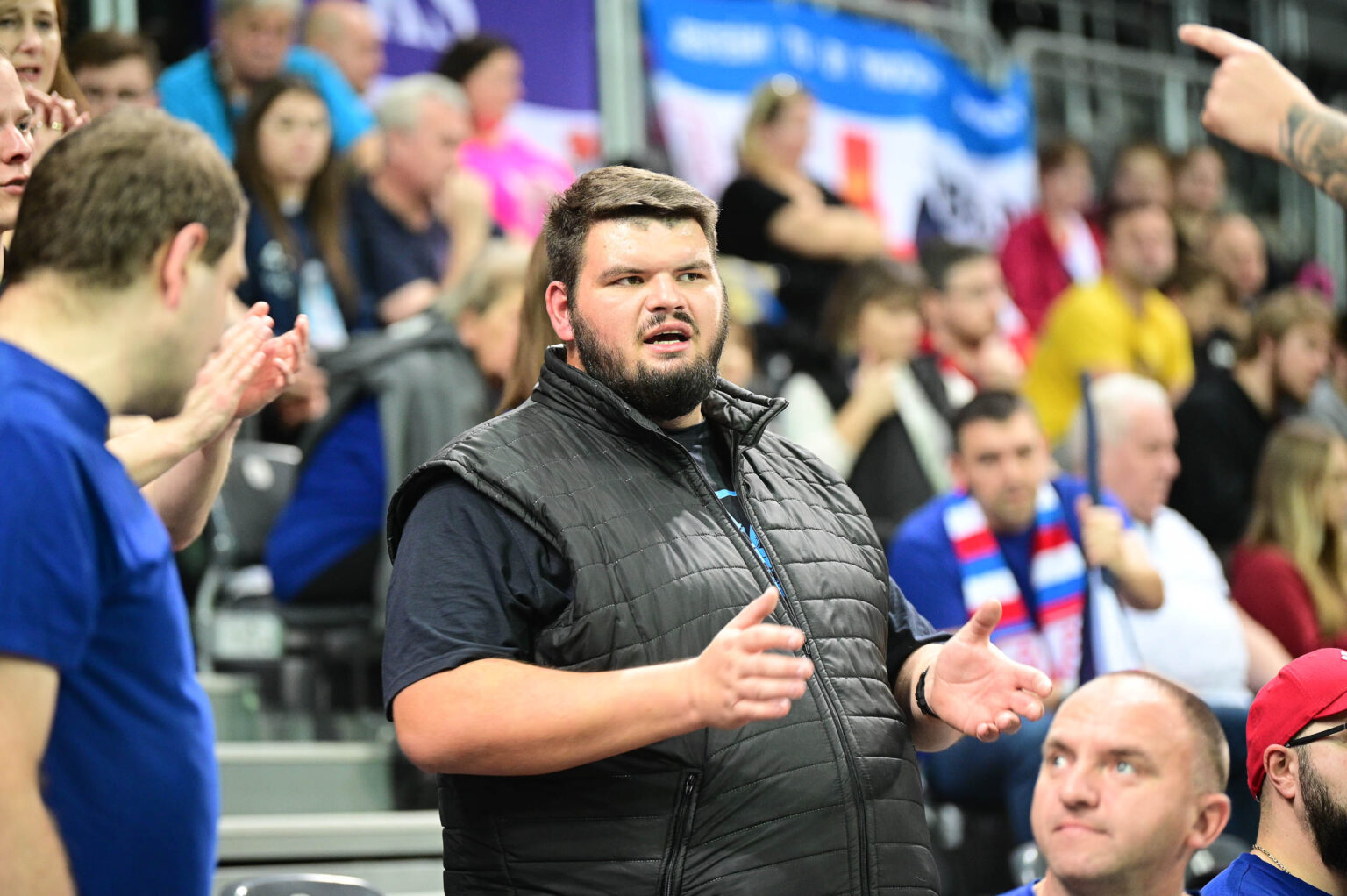 Grot Budowlani vs KS Developres Rzeszow kibice Fot Sebastian Szwajkowski 45