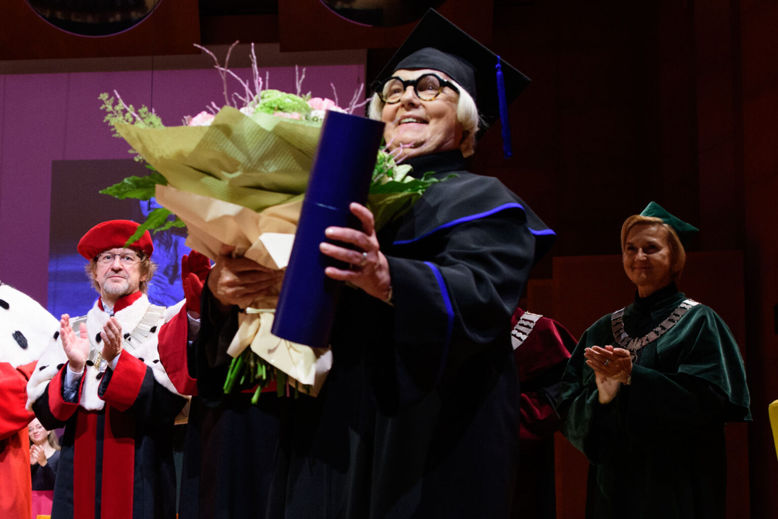 Honoris Causa dla Ewy Wycichowskiej Fot Sebastian Szwajkowski 8