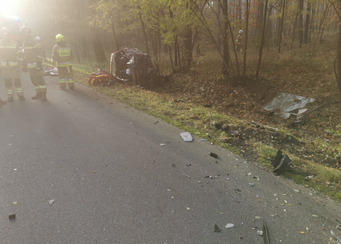Śmiertelny wypadek na DW486. Nie żyje 33-latek