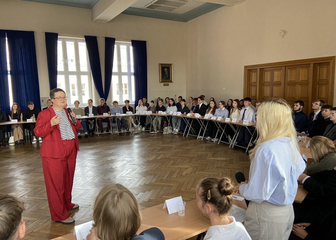 Katarzyna Lubnauer spotkała się z łódzką młodzieżą 1 Katarzyna Lubnauer
