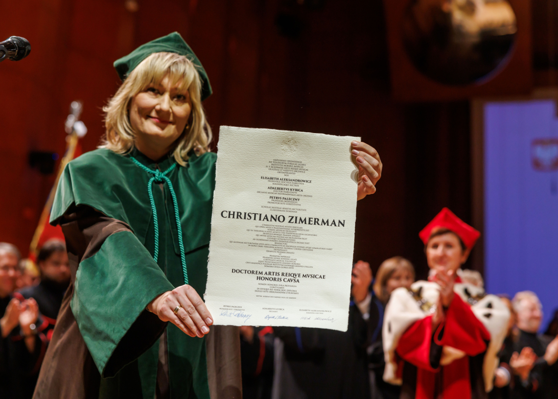 Krystian Zimerman uhonorowany tytułem doktora honoris causa Akademii Muzycznej w Łodzi