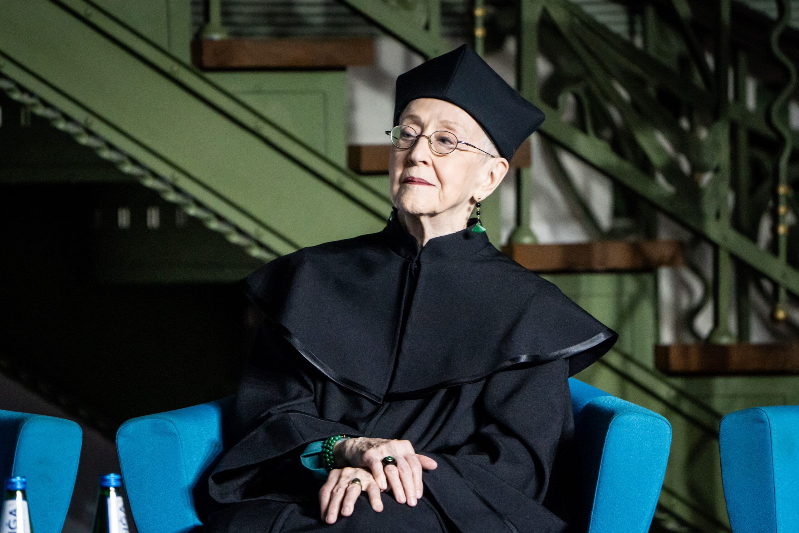 Eva Rubinstein w 2023 otrzymała tytuł Doktora Honoris Causa Szkoły Filmowej w Łodzi