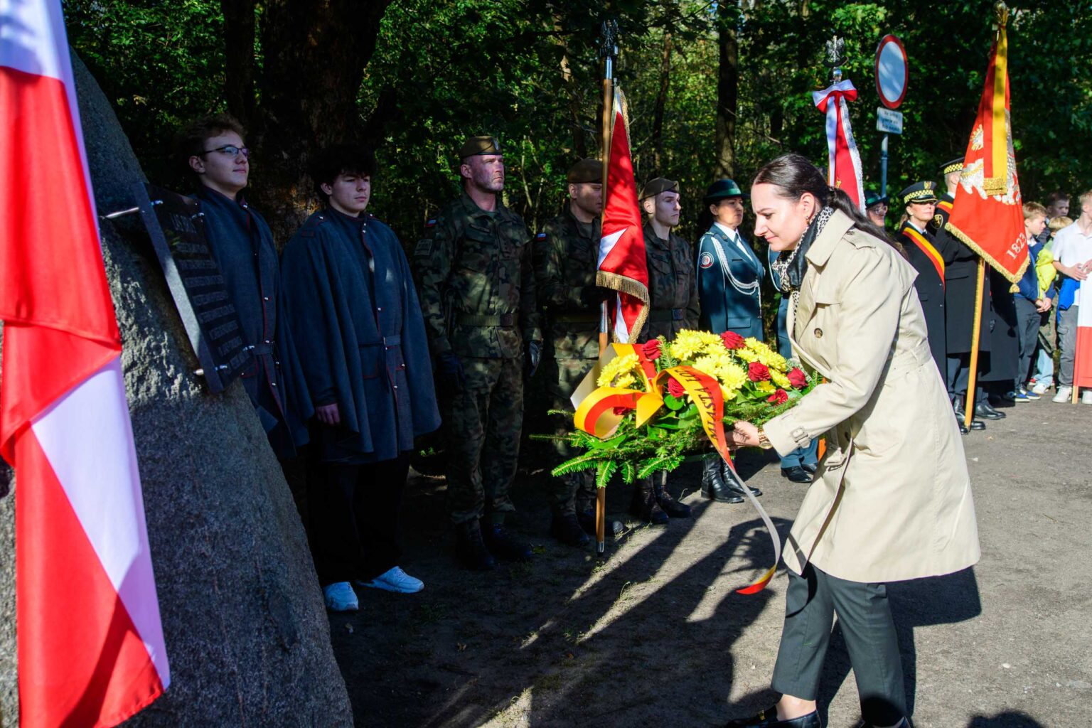 Uroczystosci upamietniajace ofiary na Brusie Fot Sebastian Szwajkowski 2