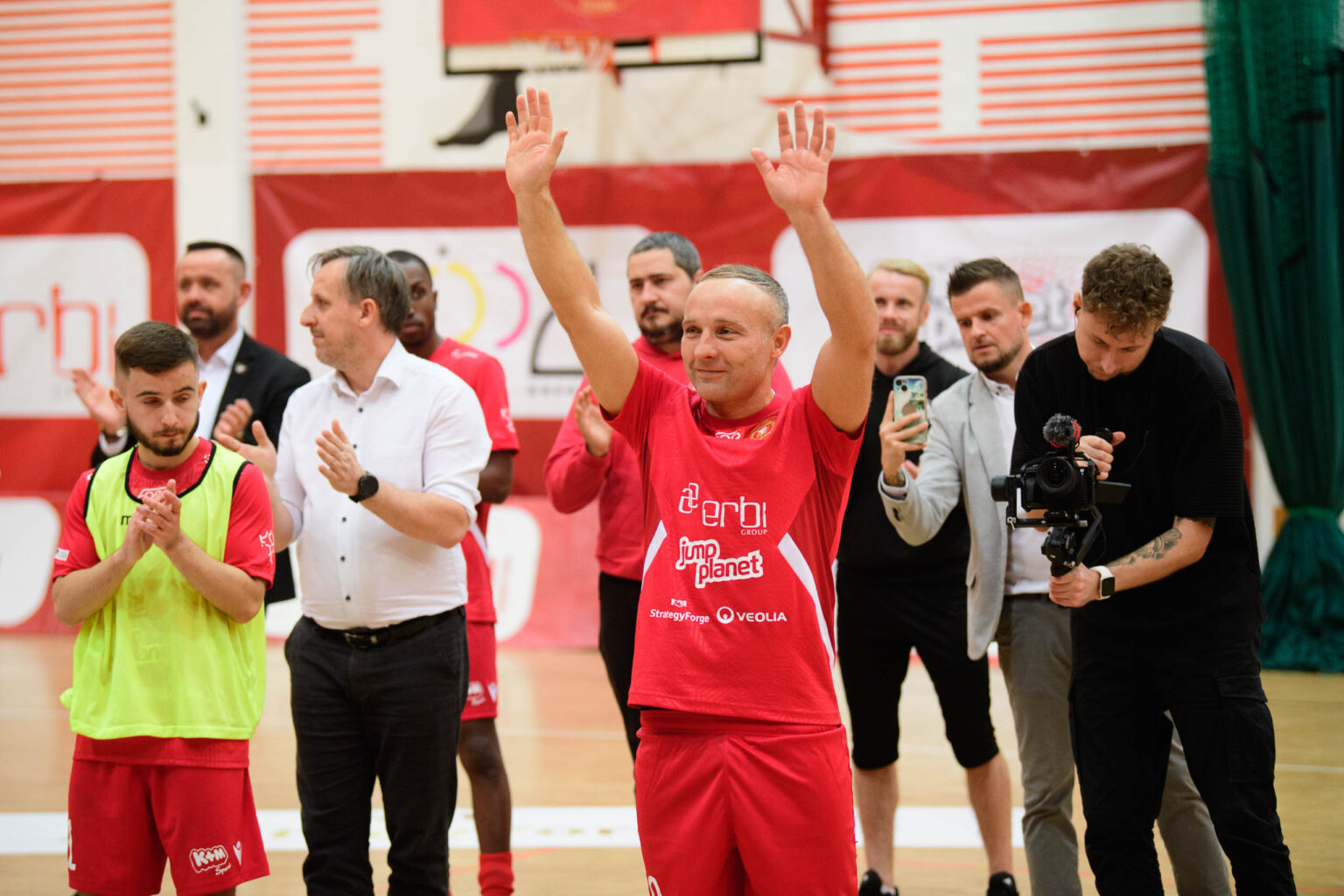 Widzew Futsal Zakonczenie kariery Daniela Krawczyka Fot Sebastian Szwajkowski 32