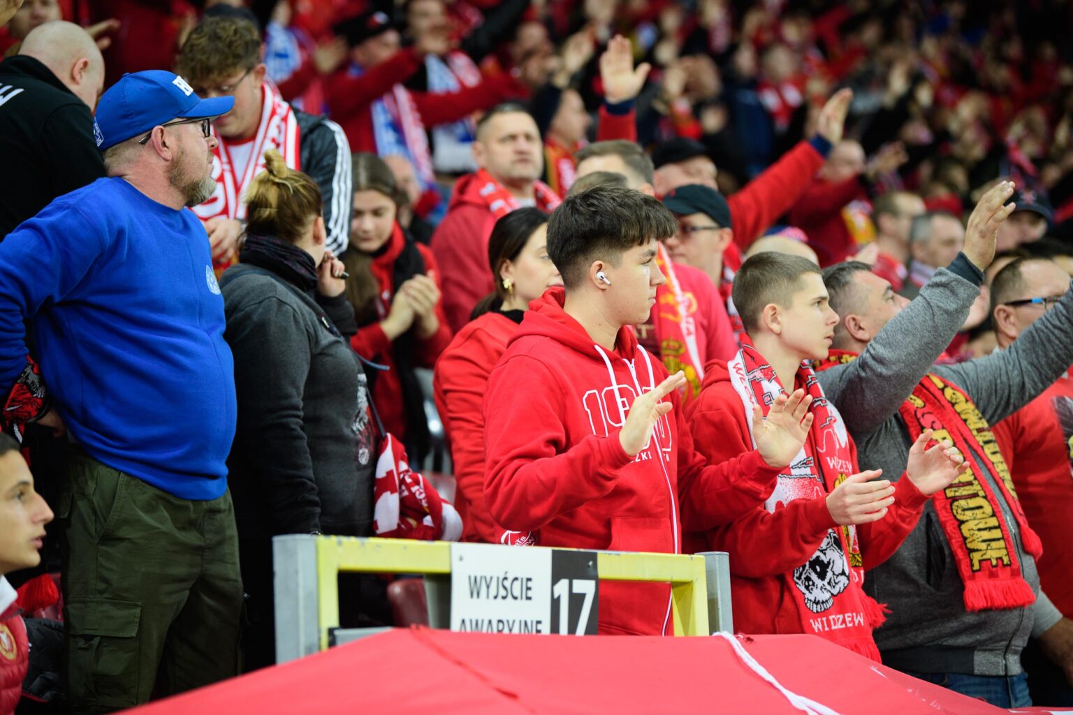 Widzew Lodz vs Gornik Zabrze kibice Fot Sebastian Szwajkowski 106