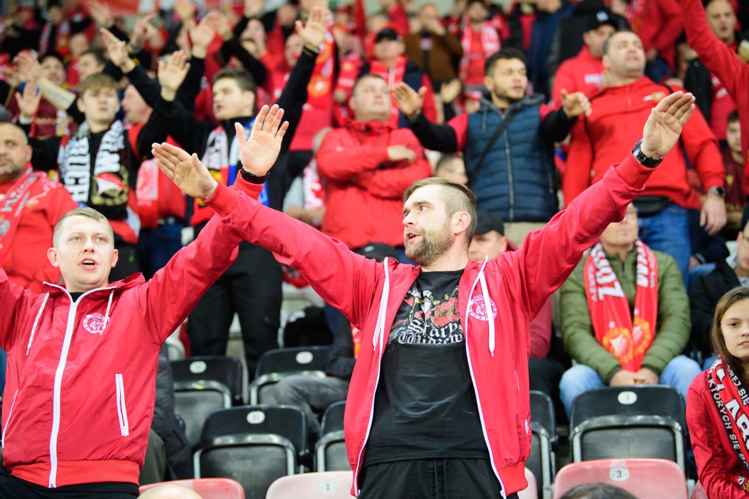 Widzew Lodz vs Gornik Zabrze kibice Fot Sebastian Szwajkowski 109