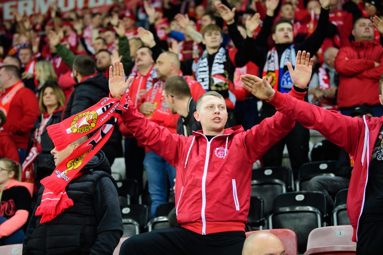 Widzew Lodz vs Gornik Zabrze kibice Fot Sebastian Szwajkowski 110