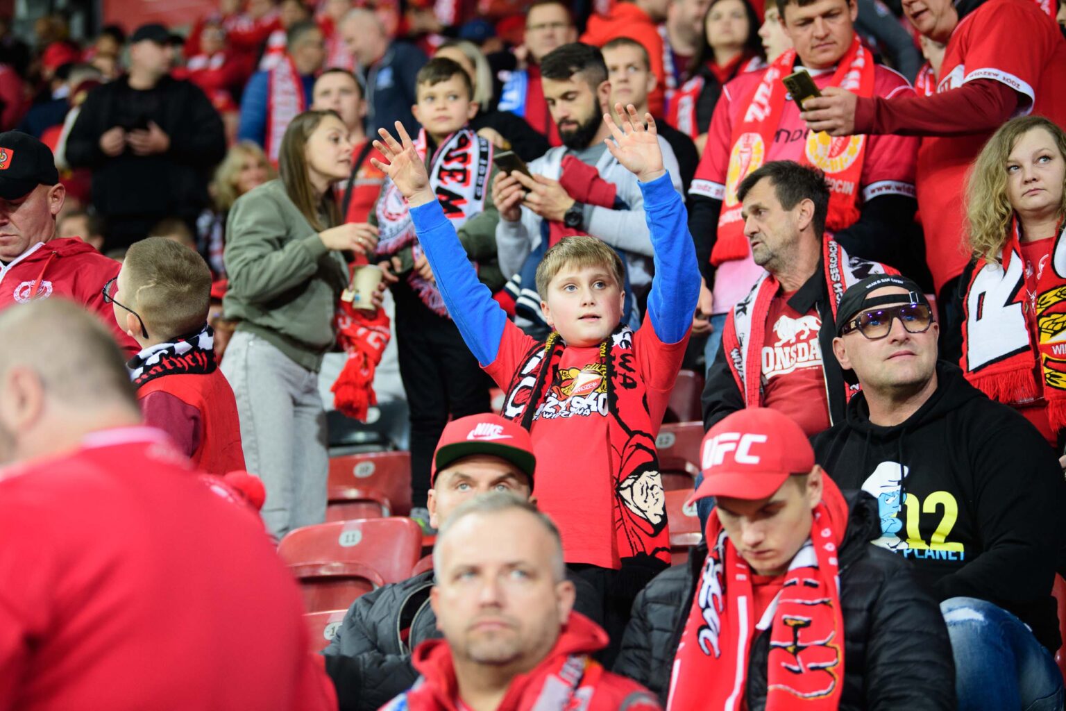 Widzew Lodz vs Gornik Zabrze kibice Fot Sebastian Szwajkowski 116