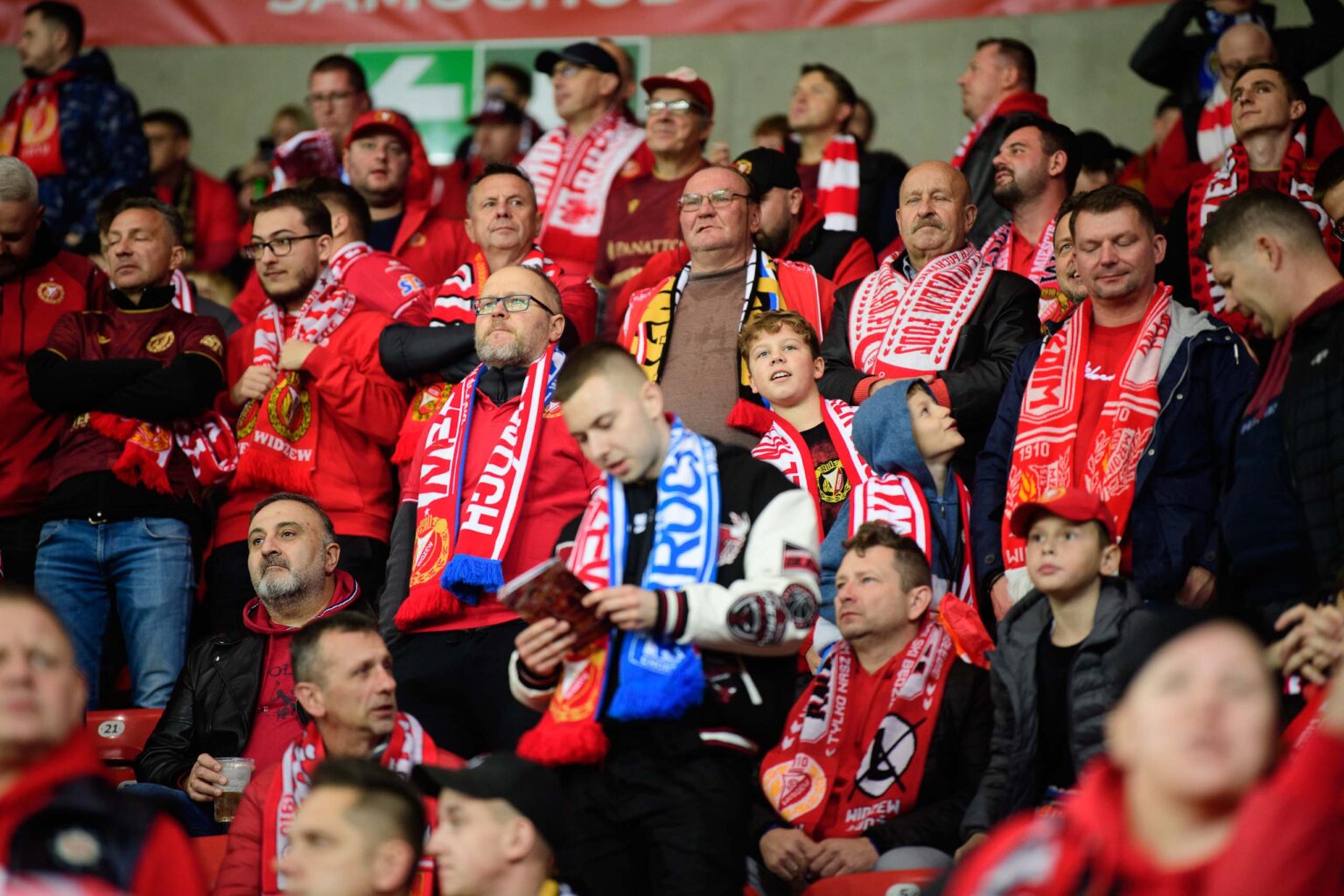 Widzew Lodz vs Gornik Zabrze kibice Fot Sebastian Szwajkowski 118
