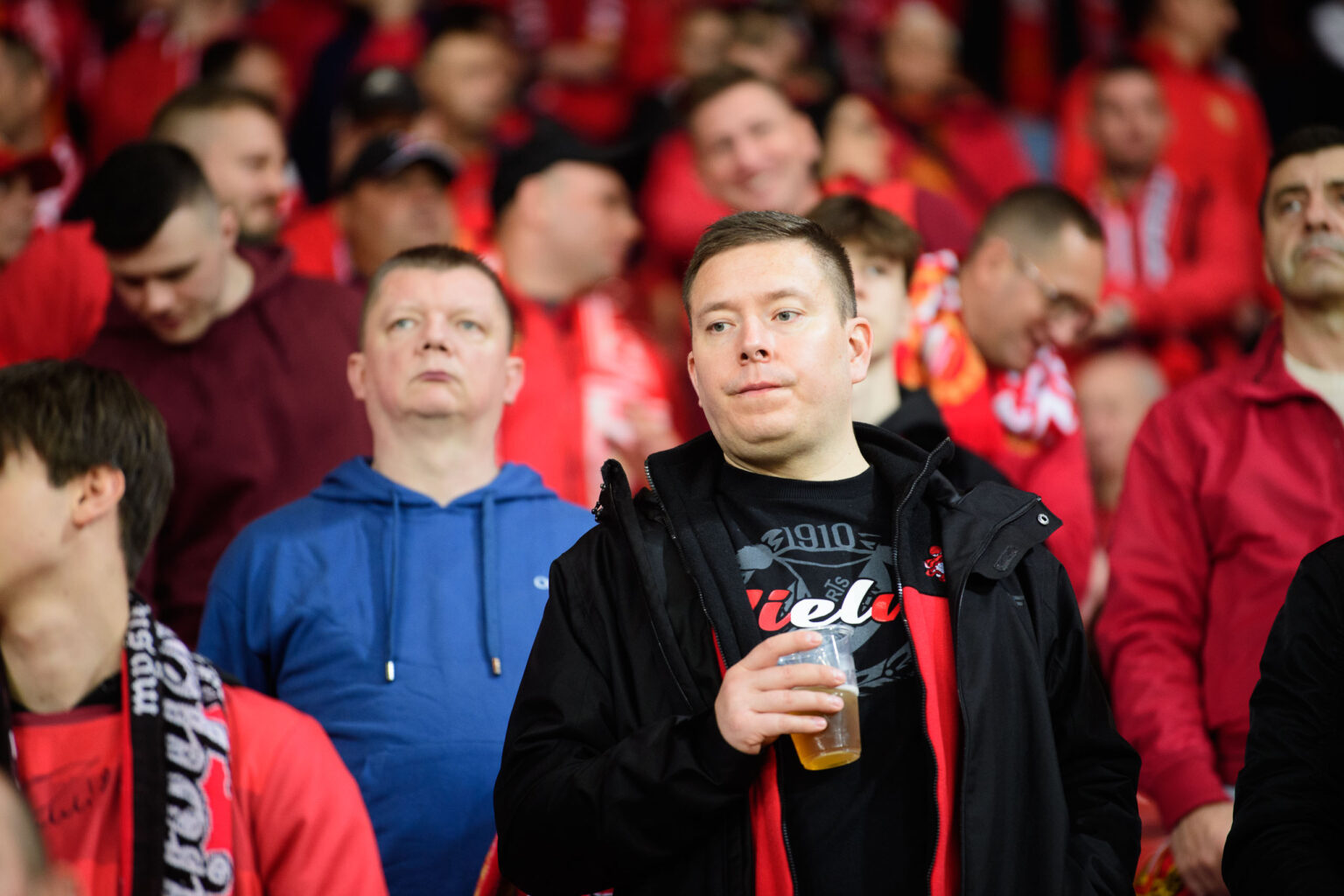 Widzew Lodz vs Gornik Zabrze kibice Fot Sebastian Szwajkowski 122
