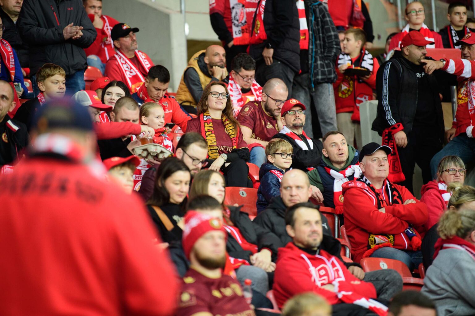 Widzew Lodz vs Gornik Zabrze kibice Fot Sebastian Szwajkowski 33