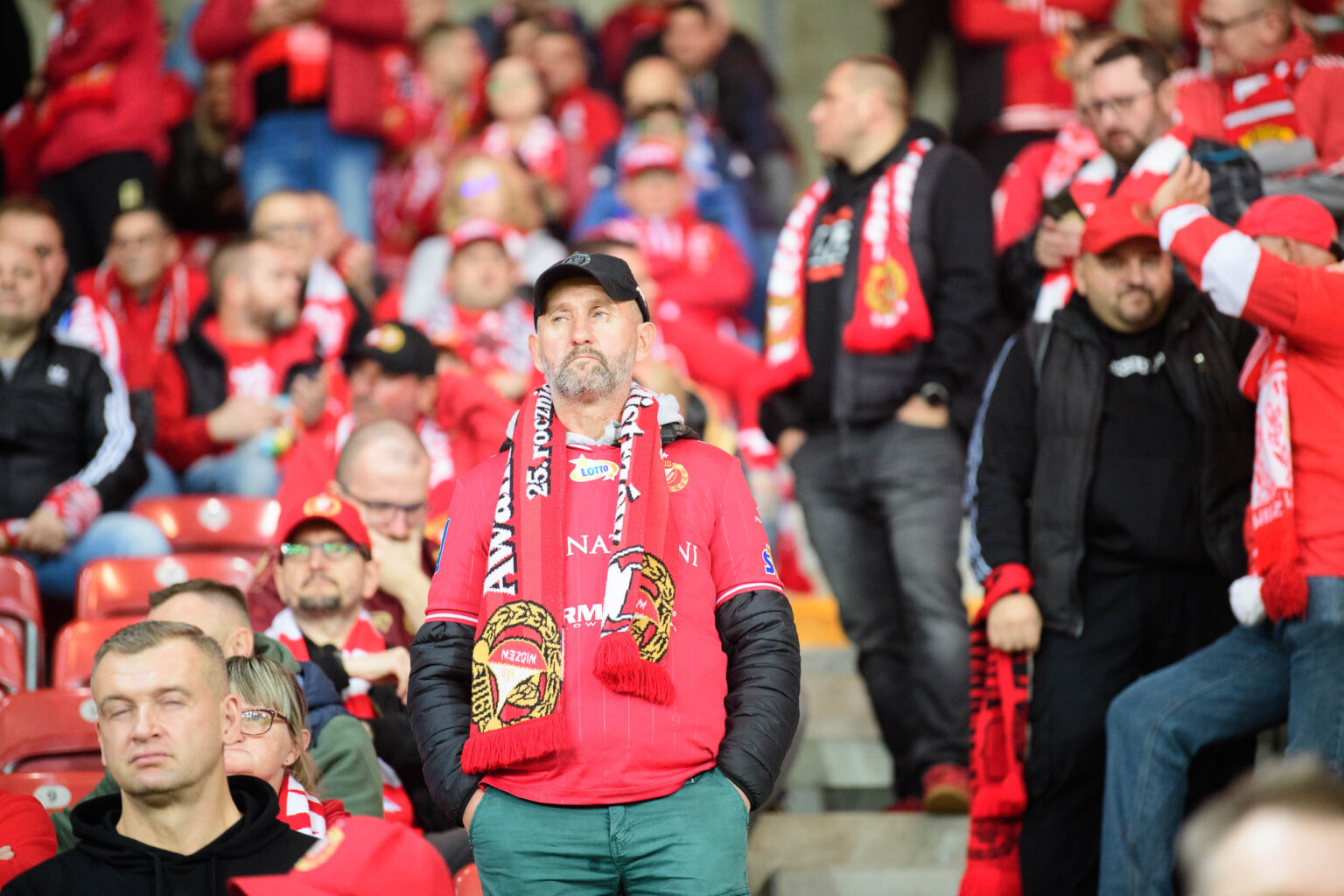 Widzew Lodz vs Gornik Zabrze kibice Fot Sebastian Szwajkowski 36