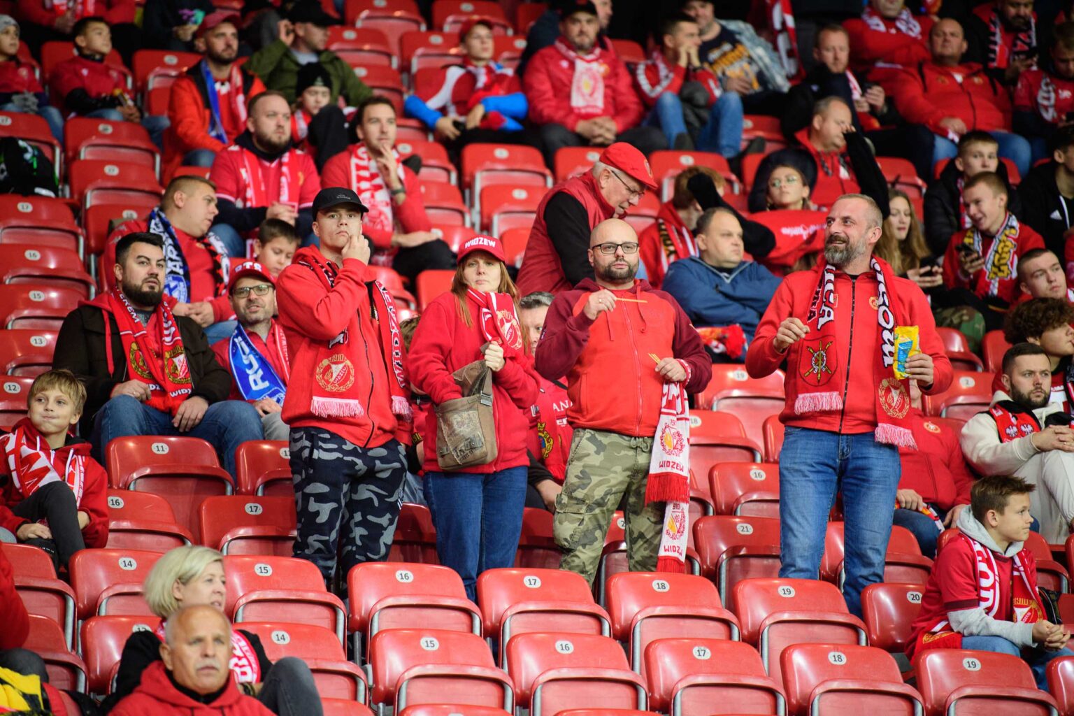 Widzew Lodz vs Gornik Zabrze kibice Fot Sebastian Szwajkowski 40