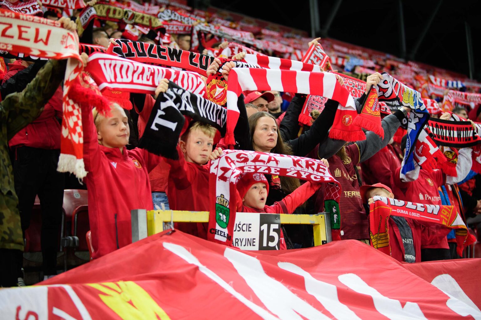 Widzew Lodz vs Gornik Zabrze kibice Fot Sebastian Szwajkowski 86