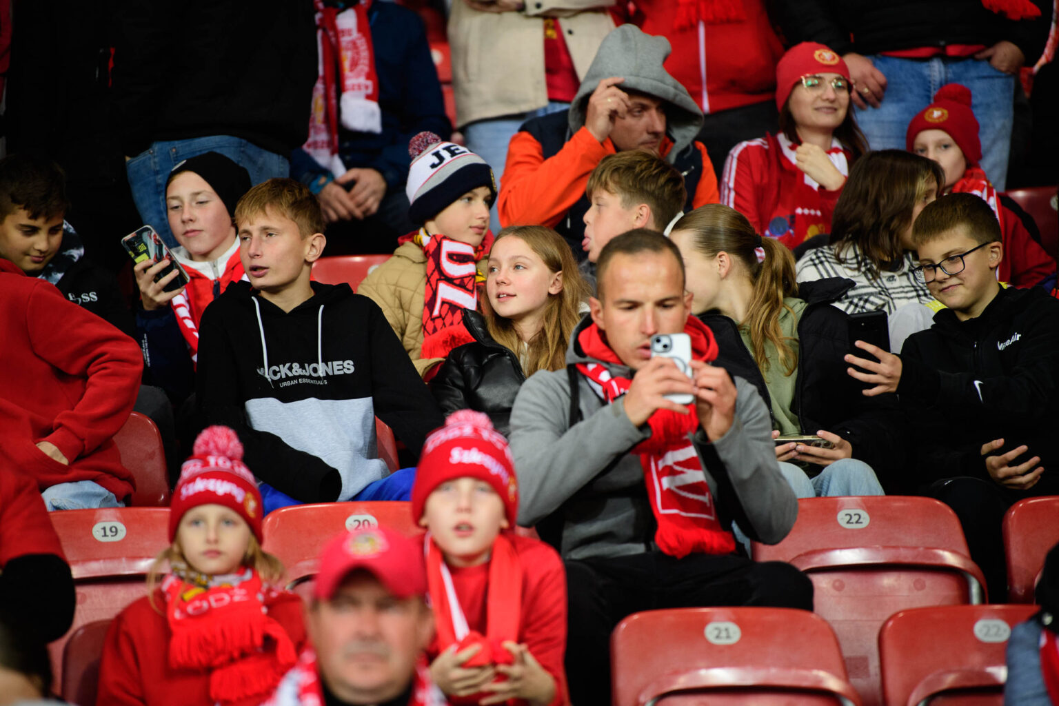 Widzew Lodz vs Korona Kielce kibice Fot Sebastian Szwajkowski 15