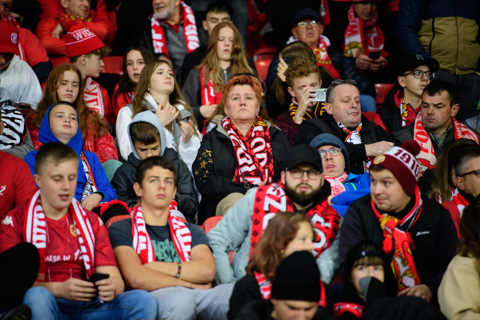 Widzew Lodz vs Korona Kielce kibice Fot Sebastian Szwajkowski 20