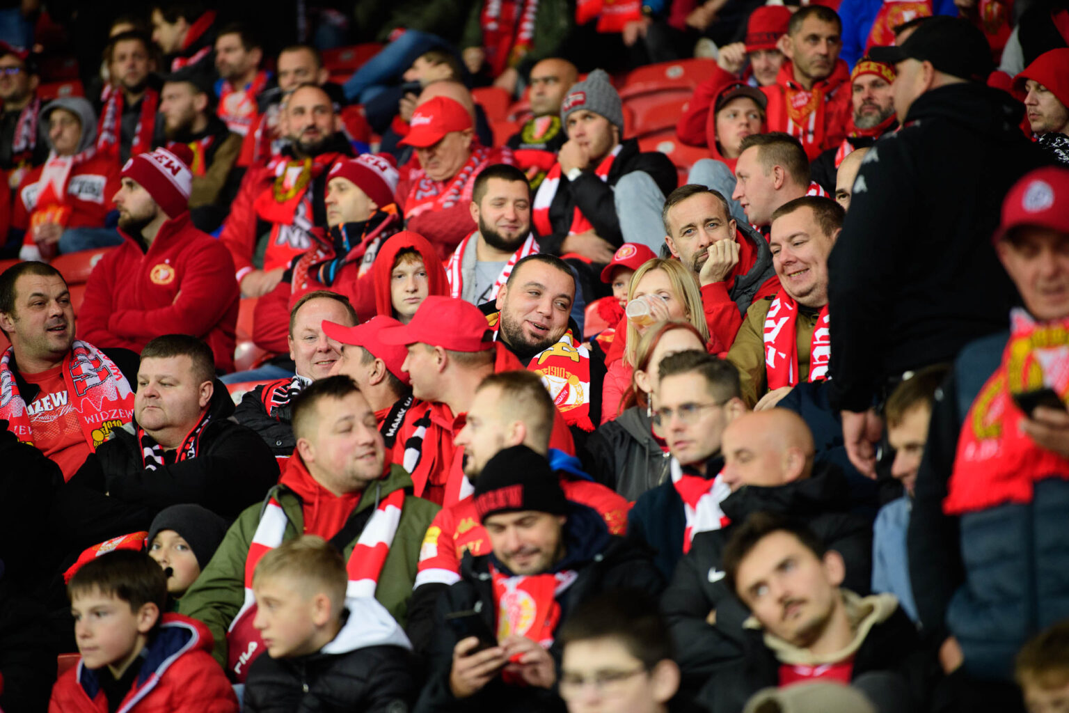 Widzew Lodz vs Korona Kielce kibice Fot Sebastian Szwajkowski 22