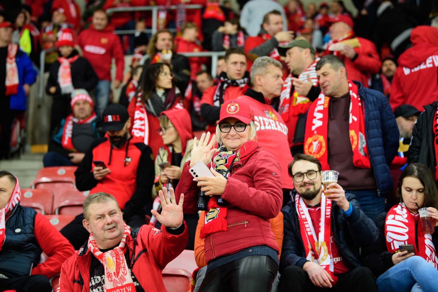 Widzew Lodz vs Korona Kielce kibice Fot Sebastian Szwajkowski 36