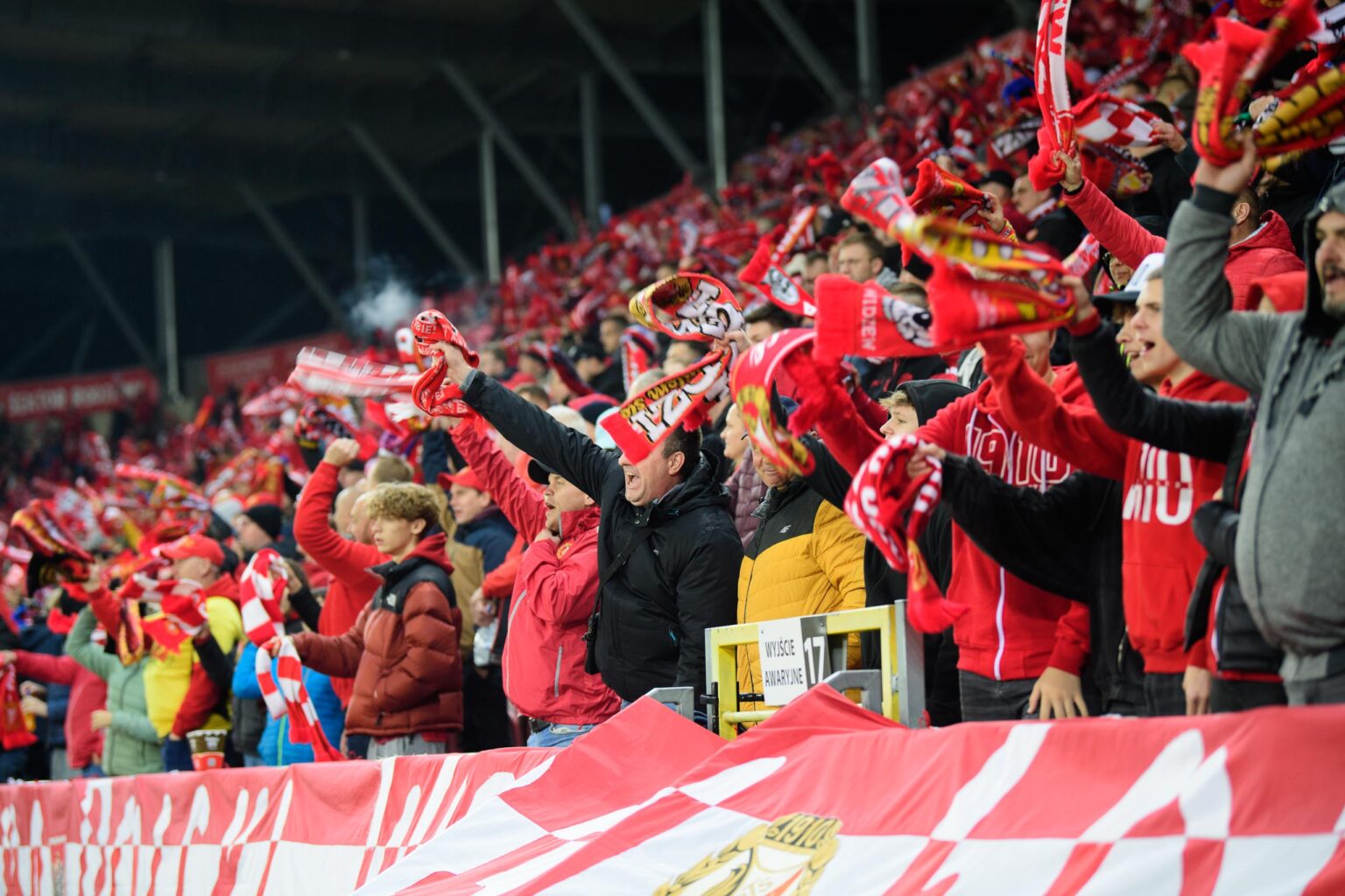 Widzew Lodz vs Korona Kielce kibice Fot Sebastian Szwajkowski 85